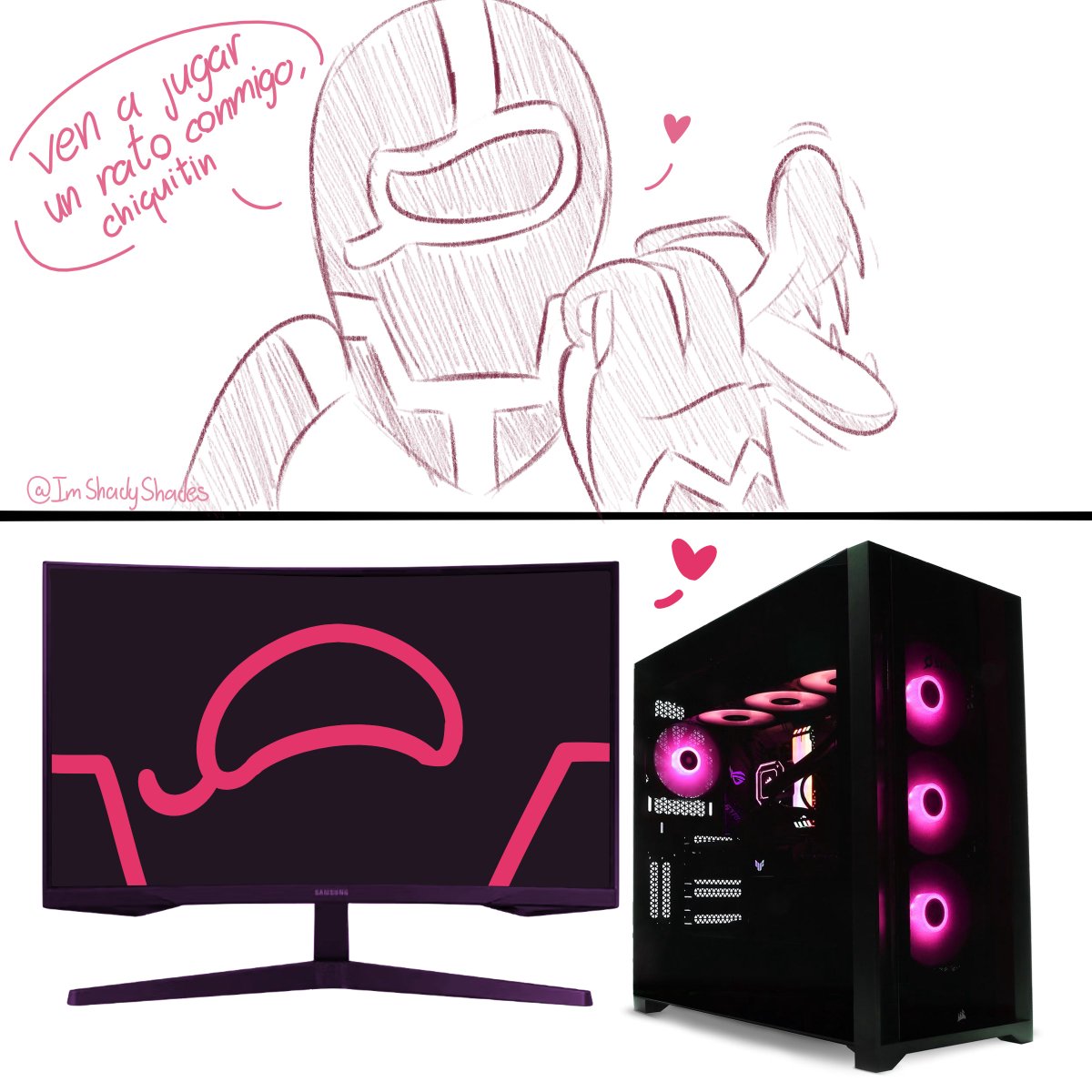 ImShadyShades's tweet photo. una imagen extra de algo que se me hizo gracioso que pudiera hacer 
(2/2) https://t.co/7K8Co7NExN