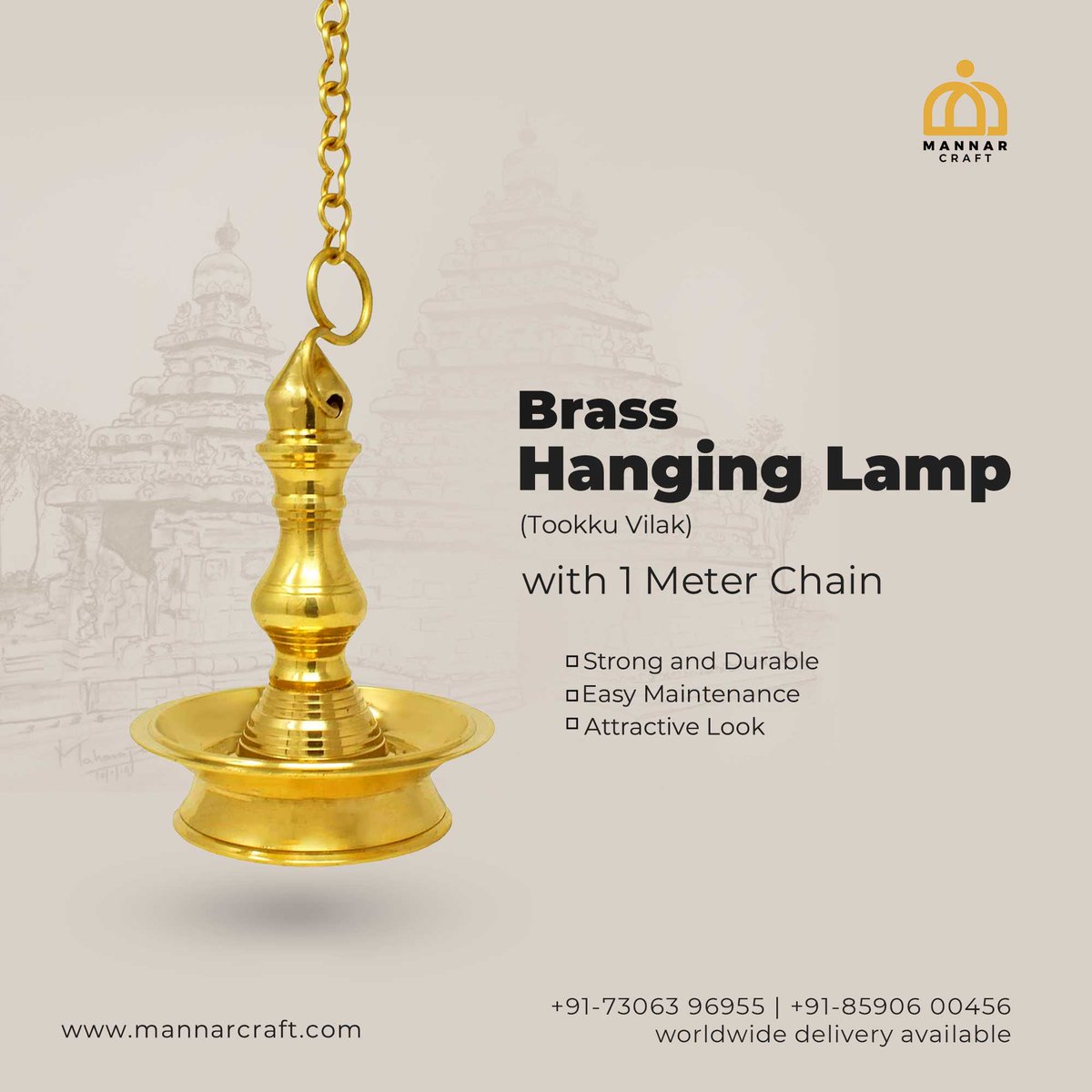 mannarcraft's tweet photo. Elevate your living space and embrace spiritual serenity with our stunning brass hanging lamps. ✨
 #mannarcraft #brasshanginglamp #homedecor #templedecor #spirituallighting #culturalheritage #handcrafted #uniquepiece https://t.co/VWDuP2qHnr
