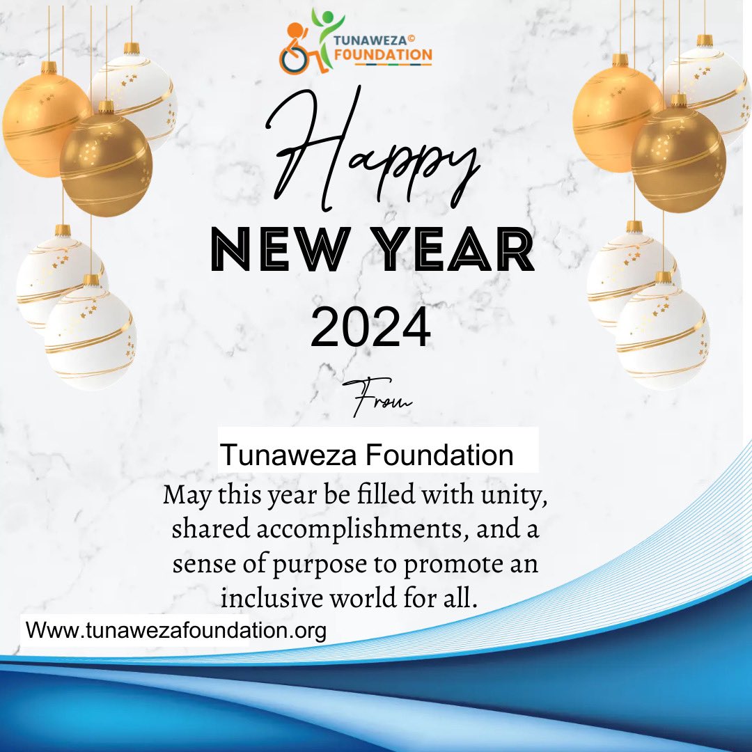 🎉Wishing our valued stakeholders a Happy New Year ✨ As we usher in 2024, we’re filled with gratitude for your unwavering support & partnership. Thank you for being an integral part of our inclusive journey. Cheers to a fantastic year ahead!🥂✨ “Tokikole neera mu 2024”🤗