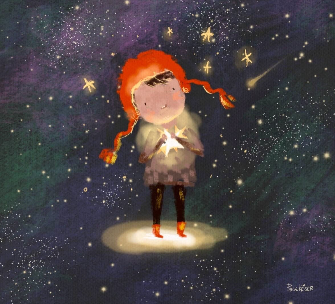 PaigeKysr's tweet image. The Star Collector #kidlitart