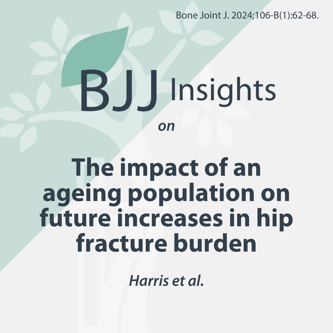 The Bone & Joint Journal (@bonejointj) on Twitter photo Overwhelmed by fragility fractures? Scottish Hip Fracture Audit data predicts a one-third increase in hip fracture numbers from 2021 to 2028.
#HipFracture #Trauma #FragilityFracture #BJJ <a href="/docfarrow/">Luke Farrow</a> <a href="/EdinburghTrauma/">Edinburgh Orthopaedics — Trauma</a>
ow.ly/4X3X50Qn4Zg Overwhelmed by fragility fractures? Scottish Hip Fracture Audit data predicts a one-third increase in hip fracture numbers from 2021 to 2028.
#HipFracture #Trauma #FragilityFracture #BJJ <a href="/docfarrow/">Luke Farrow</a> <a href="/EdinburghTrauma/">Edinburgh Orthopaedics — Trauma</a>
ow.ly/4X3X50Qn4Zg