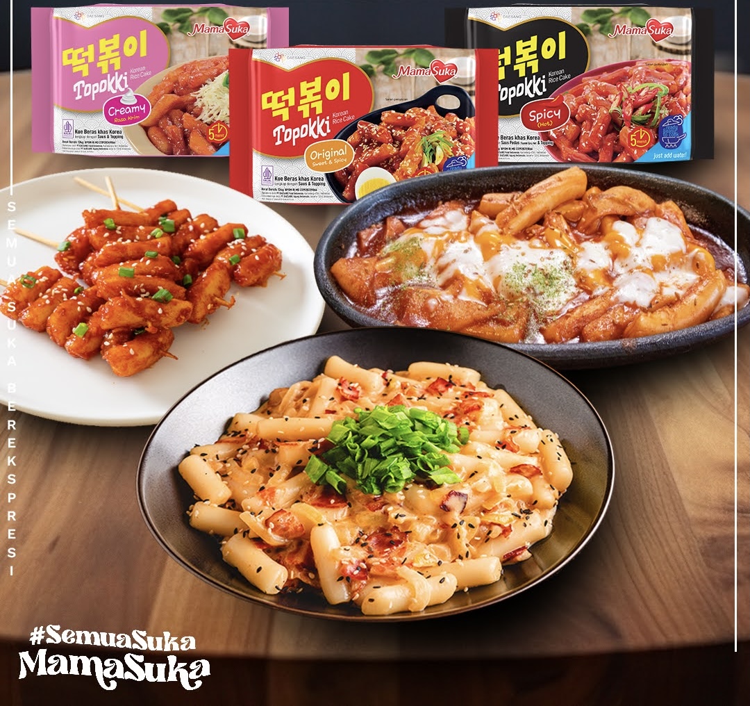 MamaSukaID's tweet photo. Food Lovers lebih suka Topokki dibikin apa nih??
#SemuaSukaMamaSuka #SemuaSukaLezatnya #MamaSukaIndonesia #Mamalike #Topokki #tteokbokki https://t.co/WdjfhrNSZP