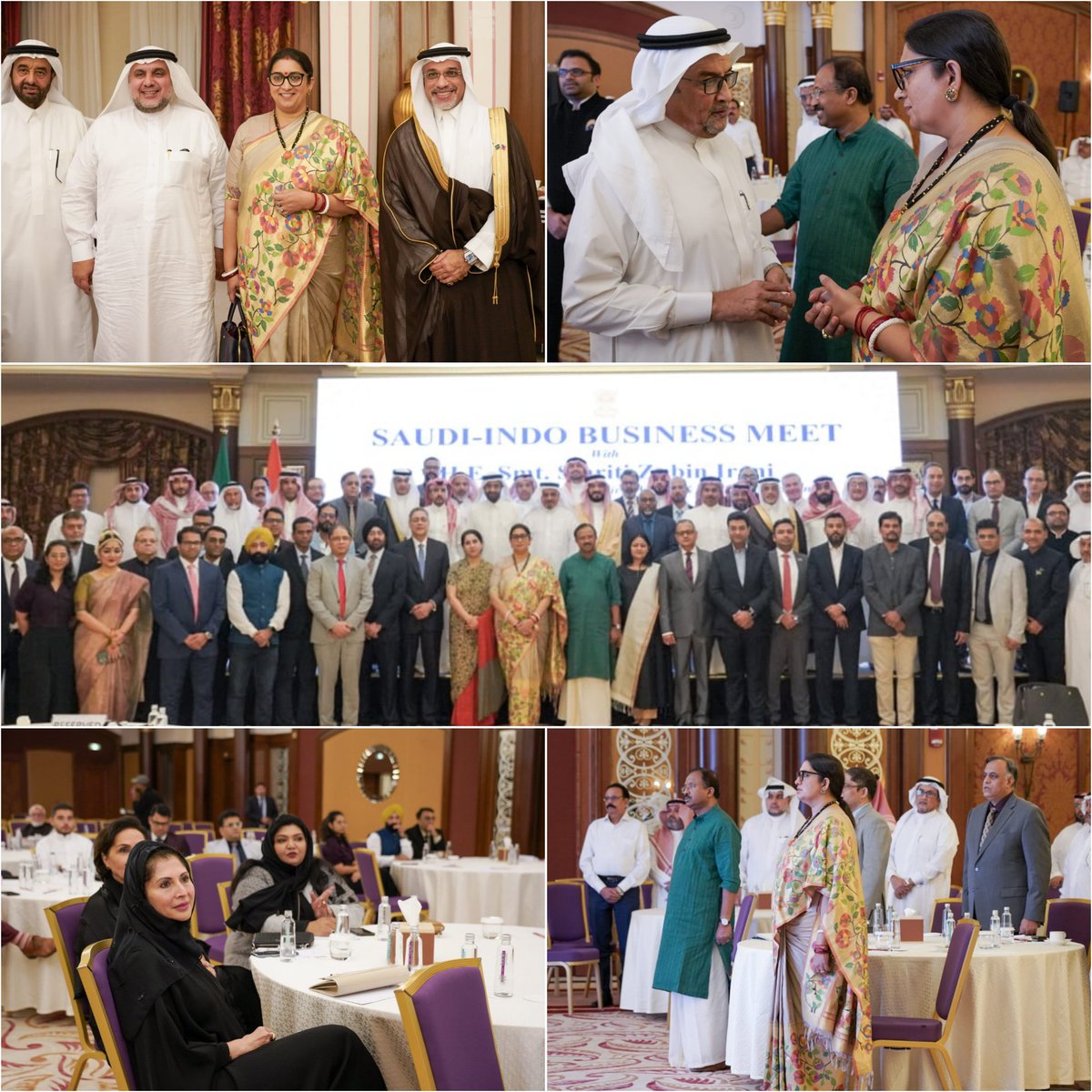 Engaged in a productive dialogue with distinguished Saudi and Indian business professionals, underscoring the significance of economic ties in our bilateral relations. India, the land of opportunities, is committed to building a robust partnership with our Saudi counterparts…