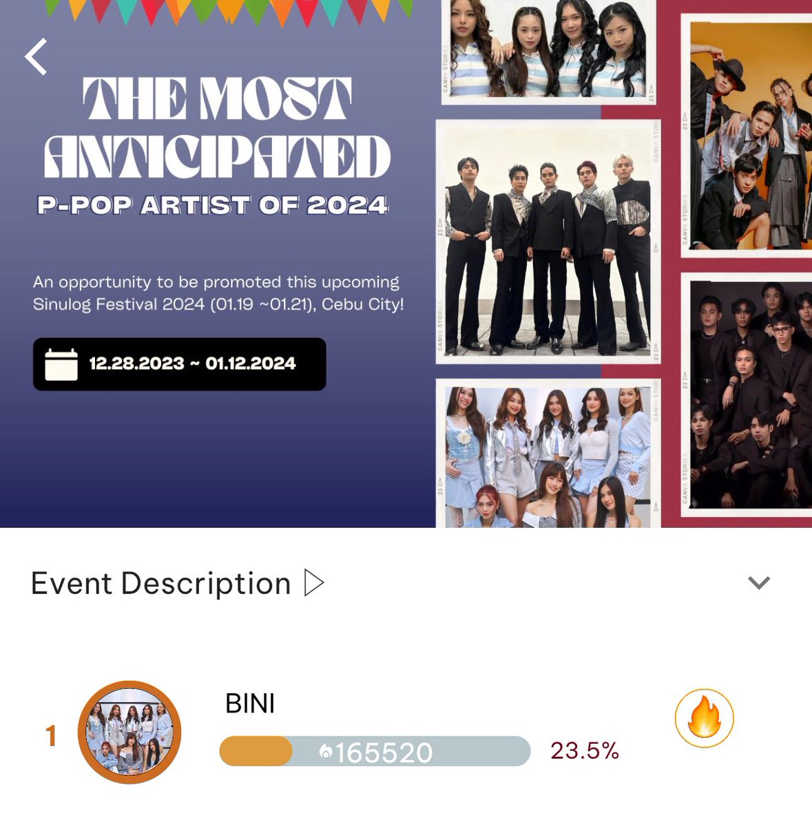 BINI_StreamTeam's tweet photo. [Voting Alert]

Hayo, Blooms! This is a reminder to please vote for BINI at the 2024 Most Anticipated Artist by @PPOP_app! 

Collect or purchase Alab points to vote! 

Download the app here:
📲: https://t.co/IqXUQTrw20

#BINI #PPOPAPP
@BINI_ph @PPOP_app https://t.co/27vW9WfSF2