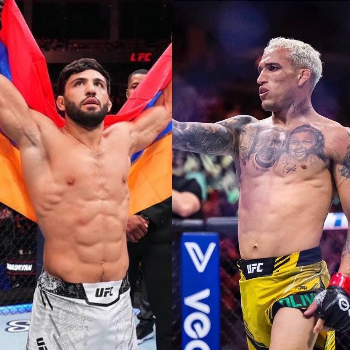 ArmFightZone's tweet photo. BORDELLLLLLLLLLL !!!!!! 🔥🔥🔥🔥

ARMAN TSARUKYAN 🇦🇲 (21-3)
🆚
CHARLES OLIVEIRA 🇧🇷 (34-9)

LE 13 AVRIL À L’#UFC300 ! 🤯

ON MANGE TROP BIEN 🙌🙌 https://t.co/u1q7dCGDFn