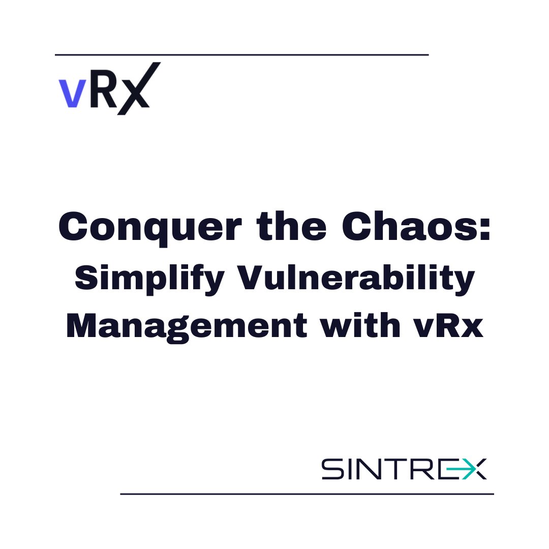 Simplify Vulnerability Management with vRx! 🚀

One platform, no more juggling tools. Conquer chaos, take control.

#AlwaysWinning #vRx #VulnerabilityManagement #ConquerChaos'