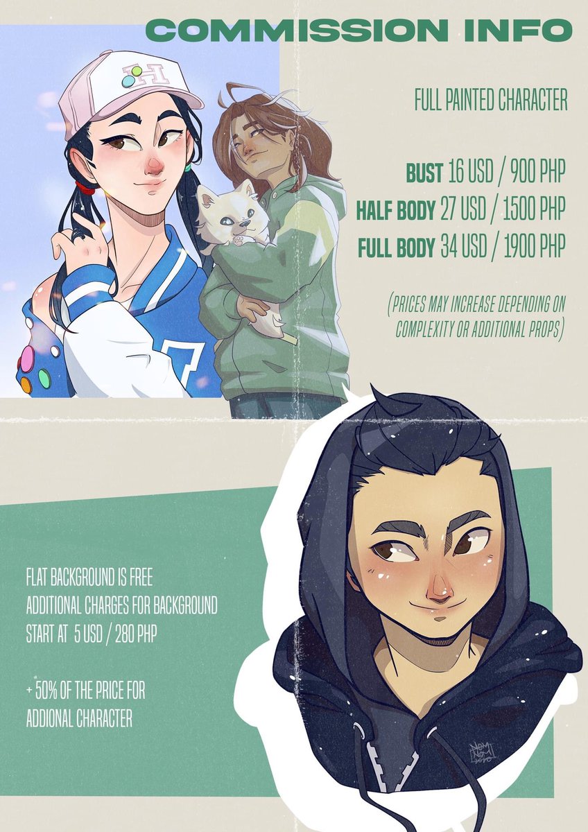 nomdraws's tweet photo. @sha_ne_dan Hello~ I’m open for commissions rn ^^ i think i can do that yeehan family portrait for you hehe here’s my commission sheet. https://t.co/QnJ9IjsS2E
