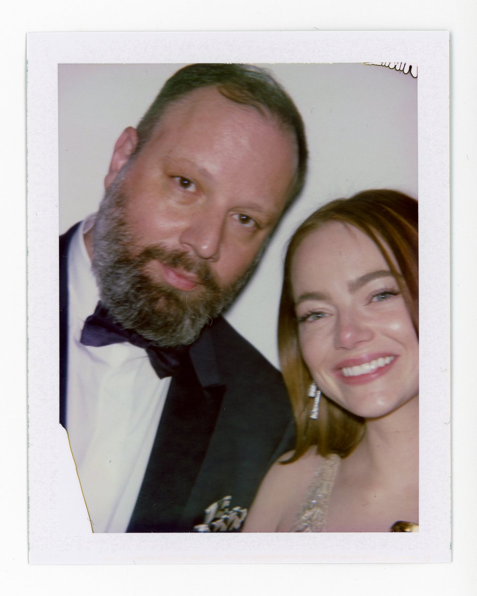 vulture's tweet photo. Poor Things won big for Best Picture - Musical/Comedy at the #GoldenGlobes tonight. The cast stopped by our studio for a quick Polaroid shoot 📸
Photos: Lucas Michael https://t.co/NVTV4qDaDB