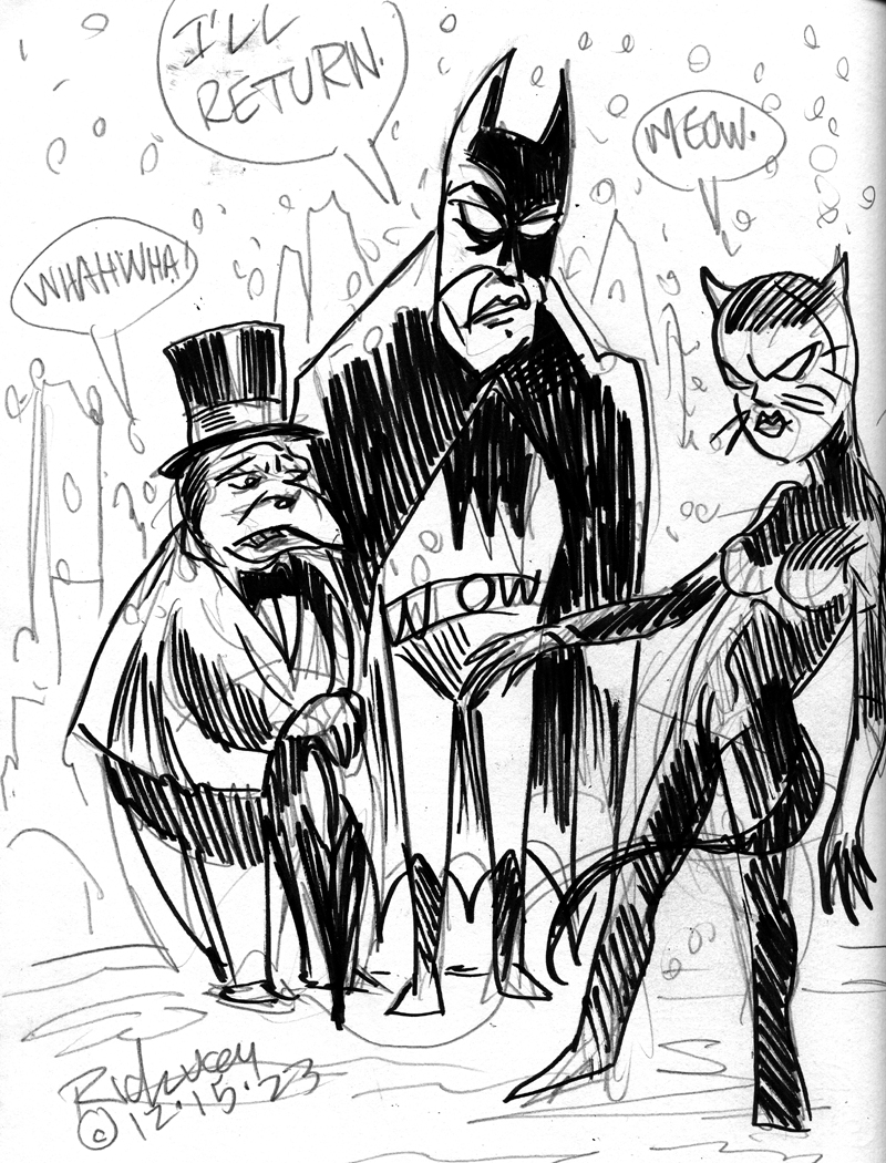 Thedocbot's tweet photo. Continuing part 85 of posting my daily #sketchbook pages! I dig #dailydrawing The posting continues on this newest book! #sketch #drawing #conceptart #surreal #draw365 #monster #characterdesign #landscapes #alienmonsters #batmanreturns #doompatrol #comicart https://t.co/rNeVWLT94U