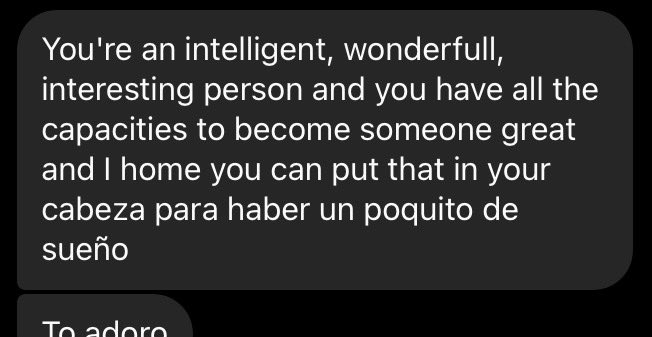 HeyItsKatheB's tweet photo. A veces solo tengo que leer esto que me dijeron hace 3 años para seguir con mi vida https://t.co/5rxlai8JXx