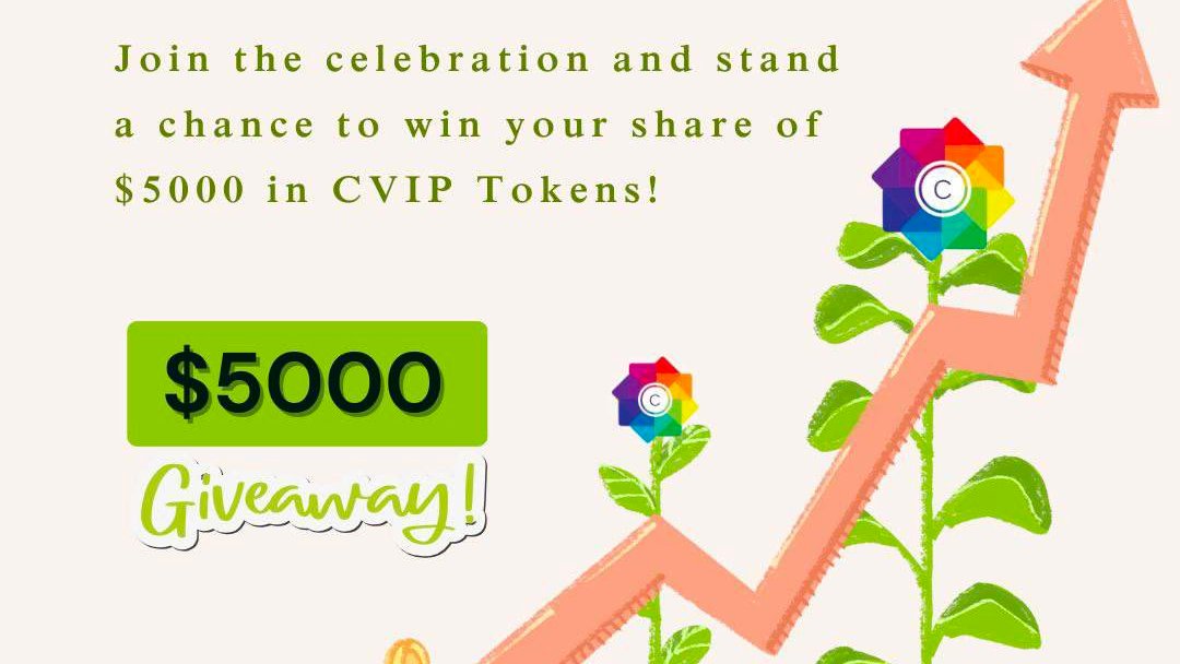 New airdrop: CVIP (CVIP)
Total Reward: $5,000 worth of CVIP
Rate: ⭐️⭐️⭐️⭐️
Winners: 800 Random &amp; Top 50
Distribution: within 3 weeks after ends

Bot Airdrop Link: t.me/CVIPairdropbot

#Airdrop #Airdrops #Airdropinspector #BSC #CVIP #Giveaway #Giveaways #BigAirdrop #NewAirdrop
