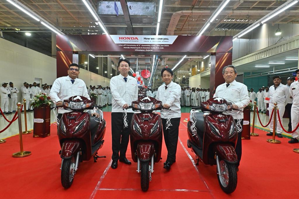 Honda Motorcycle & Scooter India inaugurates new 3rd Assembly Line at its Gujarat plant
