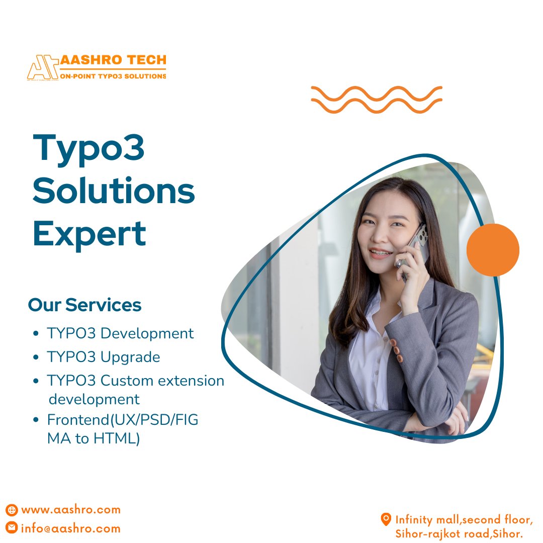 AashroTech's tweet image. Grow your business rapidly with aashro tech..the best services and after services.#aashrotech#typo3#typo3developer