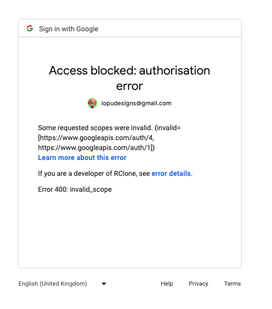 lopuhd's tweet image. aye yo I been trying to debug this auth/1/4 not valid scopes thing for too long... 💡type the scopes comma-delimitted NOT the corresponding number of the option 😂🤦‍♂️

#rclone #rsync #Linux #mac #macos #osx #unix