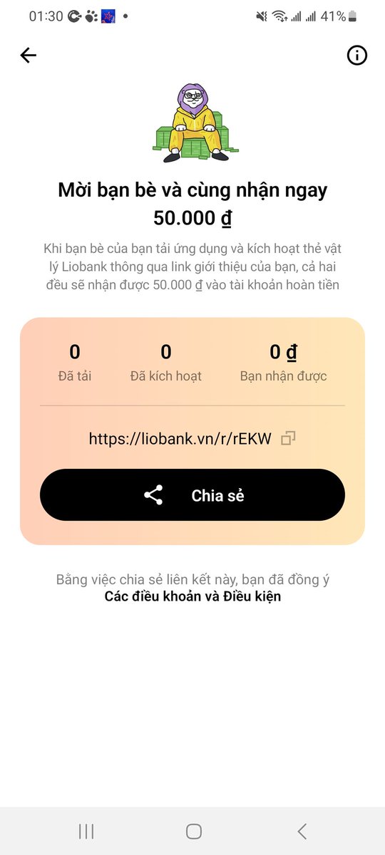Kèo nhận 50k cho ACE

🏆Tải app và đăng kí qua link: liobank.vn/r/rEKW
Ưu đãi khi nhận thẻ:
- Có ngay 5.000.000 đ tín dụng
- Dùng visa thanh toán nhà hàng, cafe, mua sắm hoàn tiền 1~10%
- Nhận thẻ visa vừa có thể mua sắm, thanh toán online, chạy quảng cáo, ...
