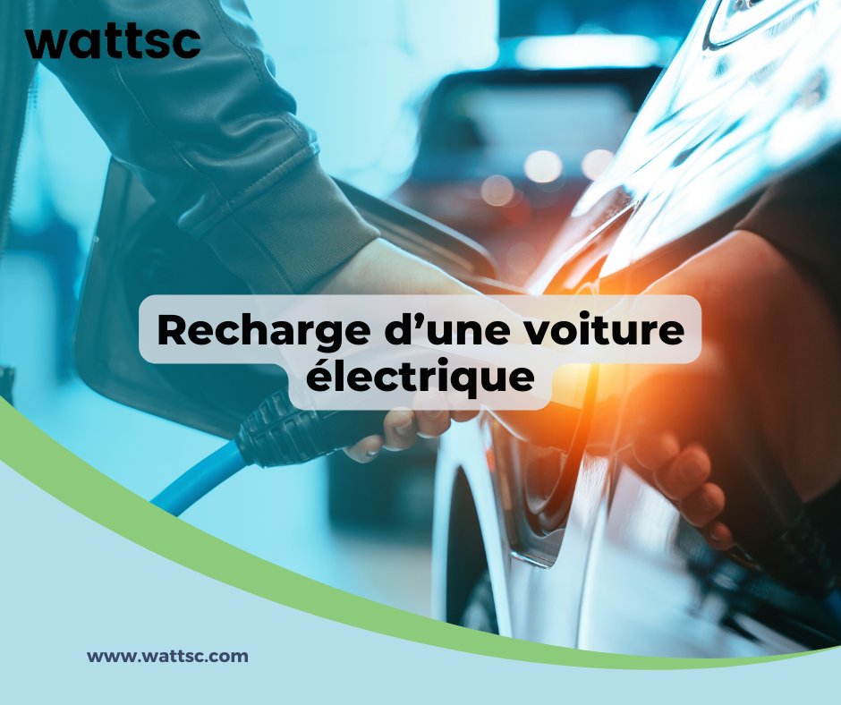 Guide bornes électriques : Recharge d’une voiture électrique wattsc.com/guide-bornes-e… #Bornesderecharges #CentraleSolaire