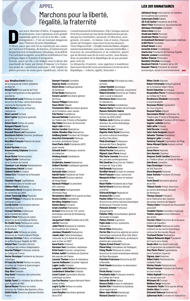 UN LARGE FRONT CONTRE LA LOI "DES MARCHANDS DE HAINE"