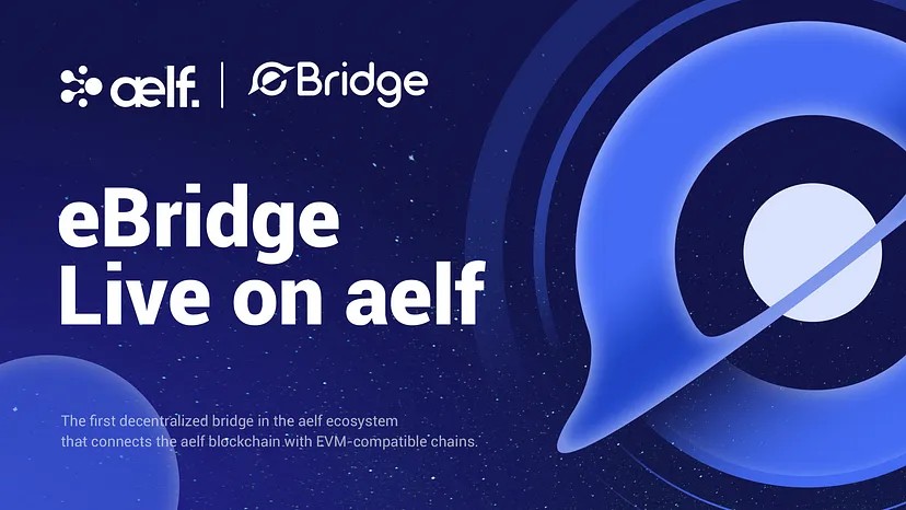SmartCryptoNew1's tweet photo. 🚀 @eBridge_Web3 is now live on @aelfblockchain 

🚀 #eBridge facilitates the effortless transfer of leading tokens like $ELF, $ETH, $BNB, $USDC, $USDT, and $DAI

🔽 VISIT
https://t.co/uumLspMn3E
#SCN1 https://t.co/rvC7rTVgjq