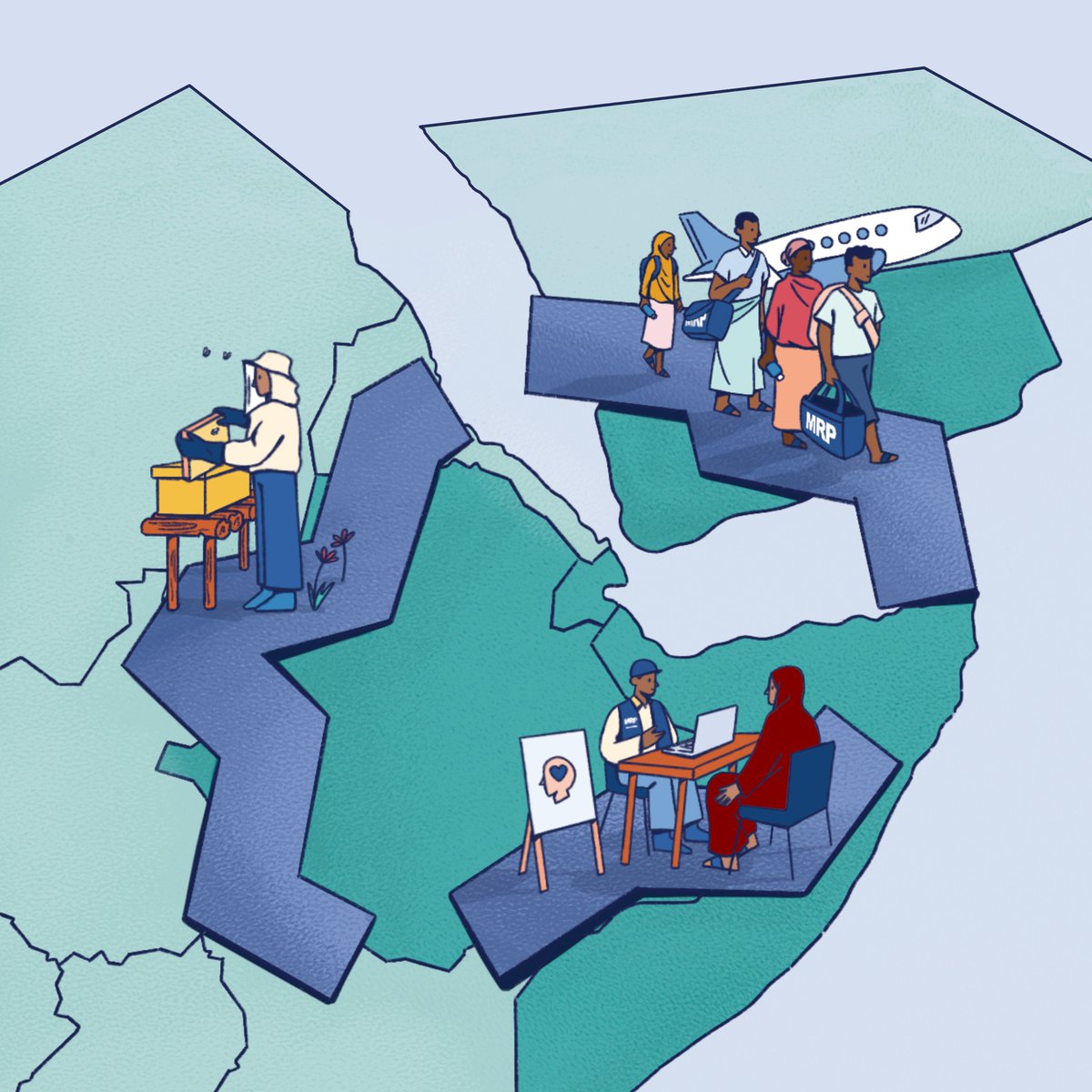 IOM_EHSA's tweet photo. Join us in raising awareness for migrants along the #EasternRoute 🌍!

The MRP communication strategy utilizes media, social outreach, events, and high-profile supporters to increase visibility of the plight of migrants.

Read more here: https://t.co/qVEluNRuvf https://t.co/tv3w9jEXHp
