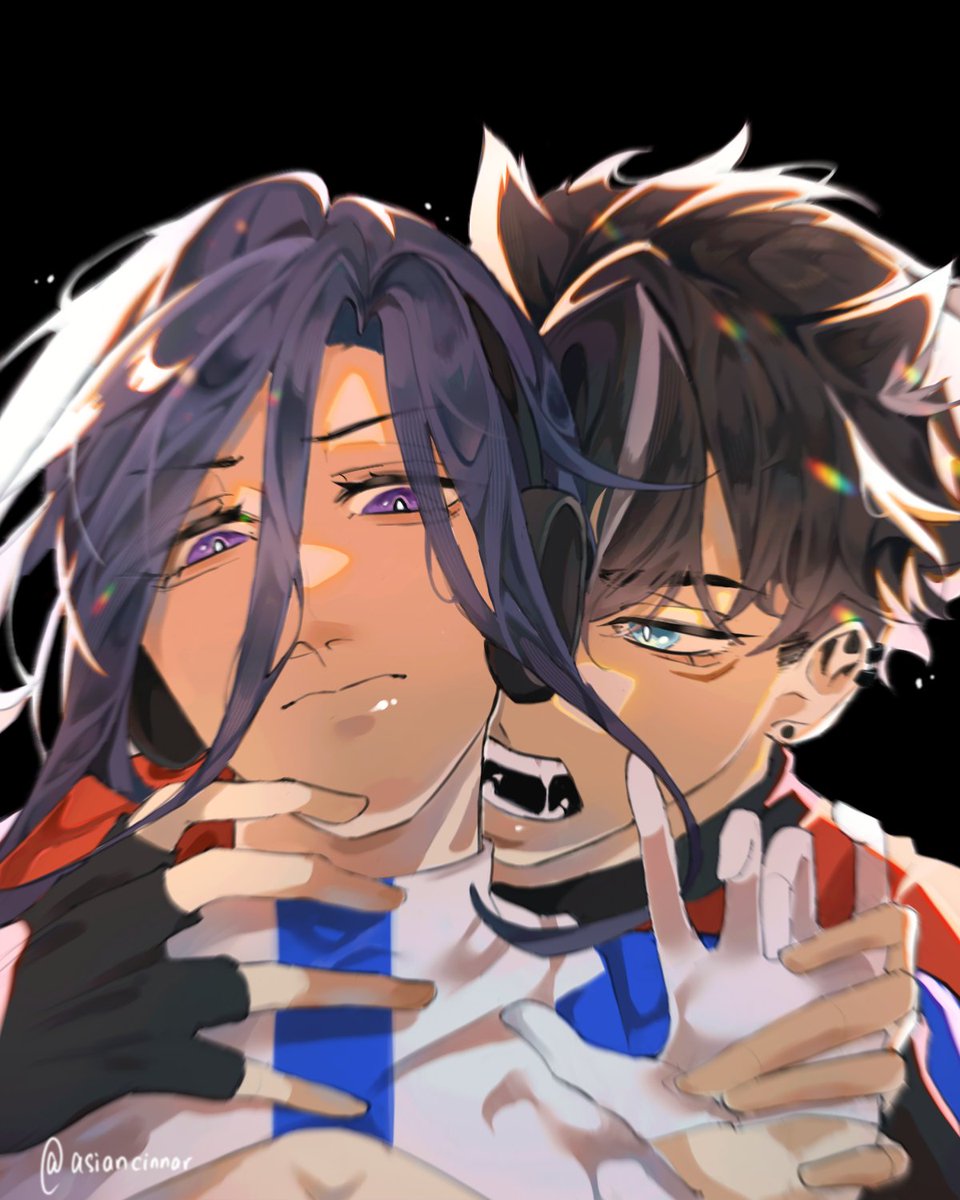 #wriorinde #wriothesley #clorinde the racing outfits possessed them or something idk teehee