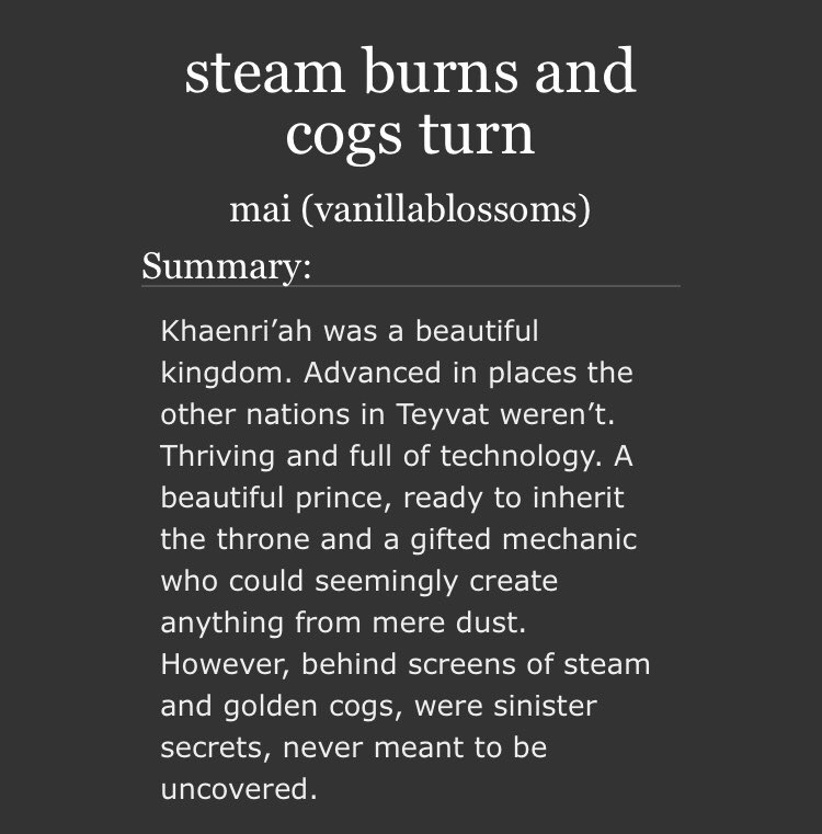 mai_blossoms's tweet photo. chapter ten of my #kaebedo fic, “steam burns, cogs turn” is up!

- steampunk royalty au
- 19k words
- rated gen
- description is still a wip lmao

please consider checking it out and leaving a kudos!!
https://t.co/xdzQY2OcgJ https://t.co/SkIIwW0R7Q