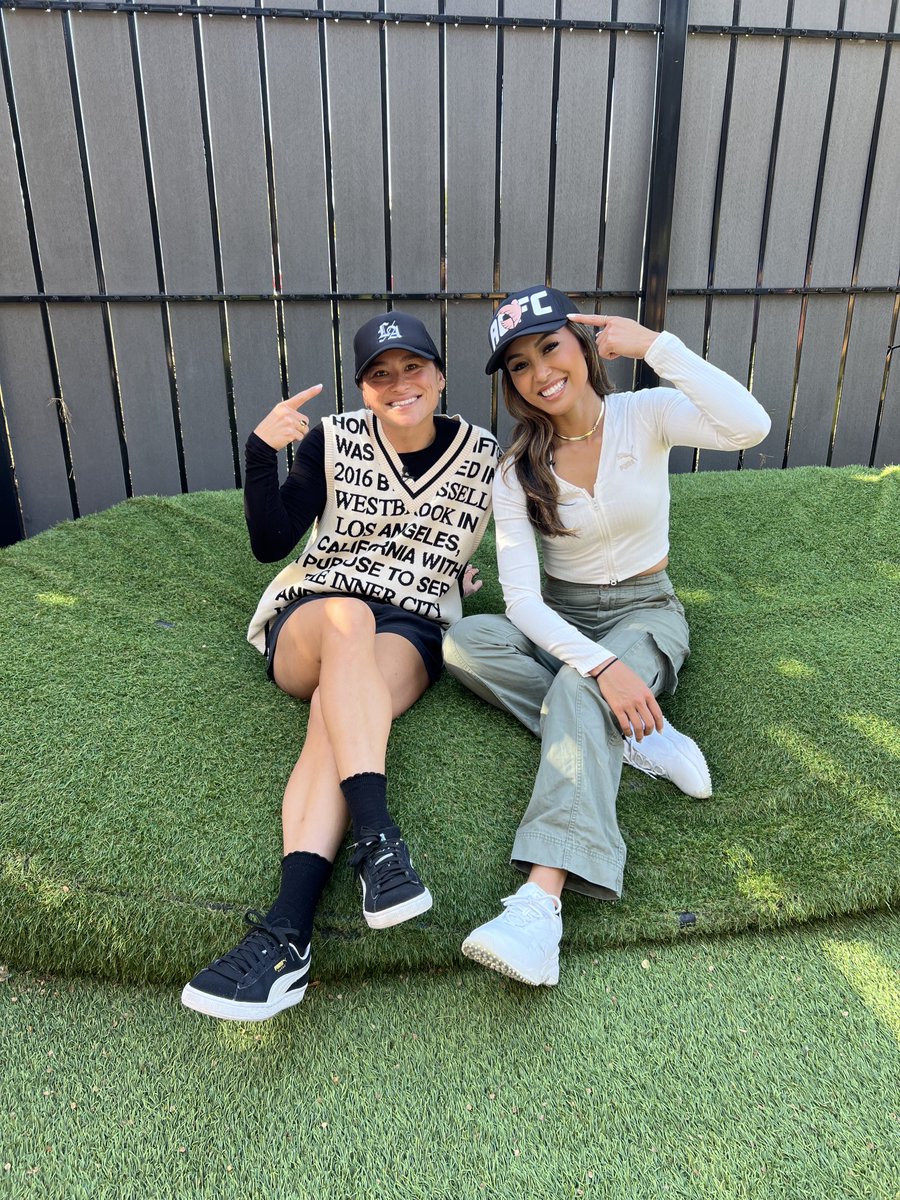 ⁦<a href="/WeAreLAGC/">Los Angeles Golf Club</a>⁩ 🤝🏽 ⁦<a href="/weareangelcity/">Angel City FC</a>⁩ New episode of Ali in LA comes out tomorrow! Be sure to tune in 💥 ⁦<a href="/RileyThree/">Ali Riley</a>⁩