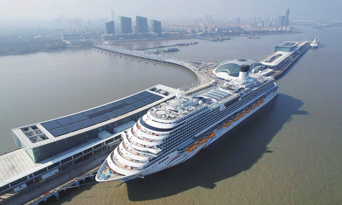 '🚢 China's Maritime Milestone: Adora Magic City Cruise Ship Sets Sail on Maiden Voyage, Signaling Global Aspirations! 🌐✨ #AdoraMagicCity #ChinaCruiseLeader #GlobalMaritimeAmbitions #TravelInStyle'