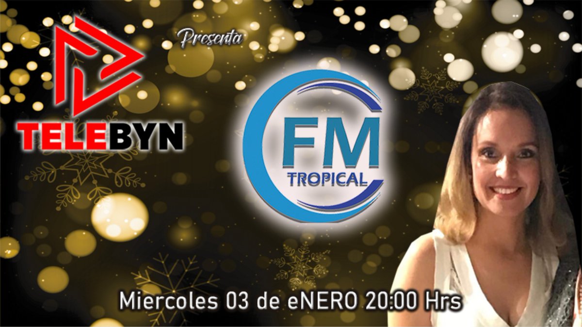 TELEBYNMX's tweet photo. FM Tropical Programa 114
TeleByN
presenta
FM Tropical Nueva Temporada
Programa 114
Conduce:
Becky "La Nenna"
#BeckyLaNenna
#TeleByN
#FMTropical
#Programa114
#LosPipopes
#NuriaFergo
#LaMagnificaCuautlancingo
RRSS:
Facebook:
/ telebynmx
Instagram:
/becky_lanenna
/ telebynmx
Síguenos en nuestro canal de #YouTube, regístrate y activa la campanita para que recibas todas nuestras notificaciones.
/ telebynmx
https://t.co/GaKfdhE11e
RRSS
https://t.co/FsSSu4zZIX
Programa:
Youtube.
https://t.co/yJZxHpD7WA
Facebook.
https://t.co/rPL9IZnwCX