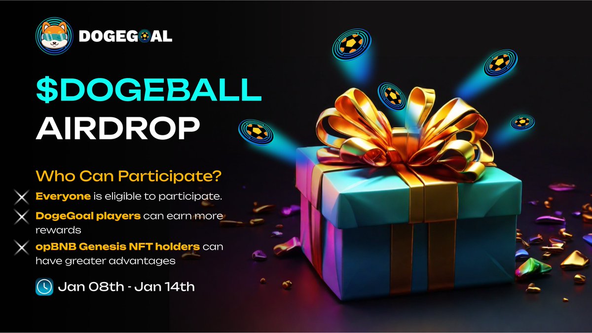 🔥#DOGEGOAL Airdrop: "Scouting" is LIVE!!!

DogeGoal Club's Scouting Mission is officially underway and calling all loyal pup-pioneers! ⚽️

💥Unleash your inner adventurer and claim your $DOGEBALL with our epic missions.

Dive into the pool of missions:👇
galxe.com/gK4ktb7rKx9nRk…