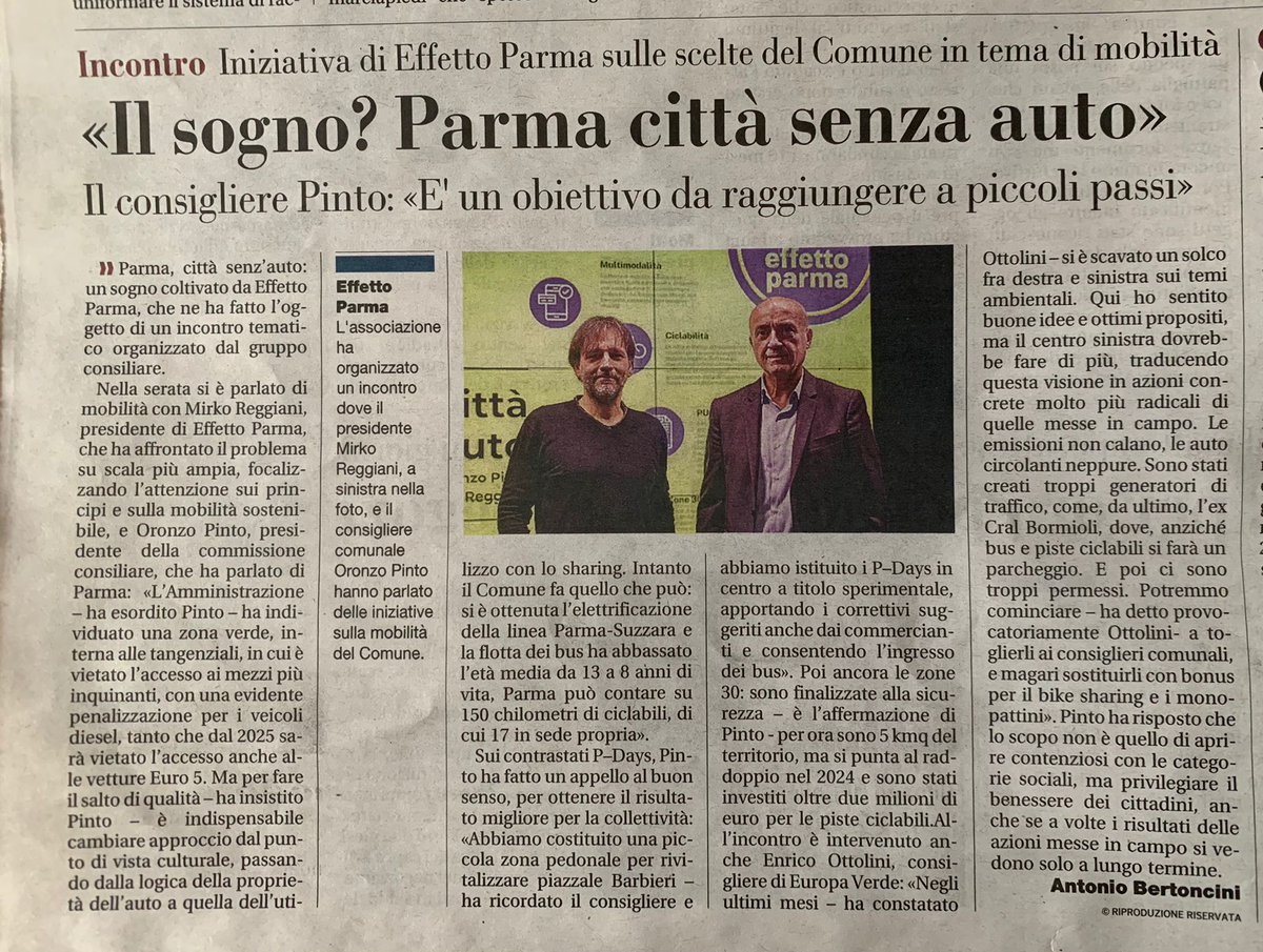 Rexjani's tweet photo. SOLO VISIONE E IMMAGINAZIONE
Siamo ormai ad un quarto del nuovo secolo e non riusciamo a superare il retaggio culturale di quello precedente? Non possiamo parlare di Smart City e muoverci ancora come facevamo 50 anni fa.
https://t.co/2HqfLKbaDn
#immaginzione #mobilità #visione https://t.co/sHa0iz4MNw