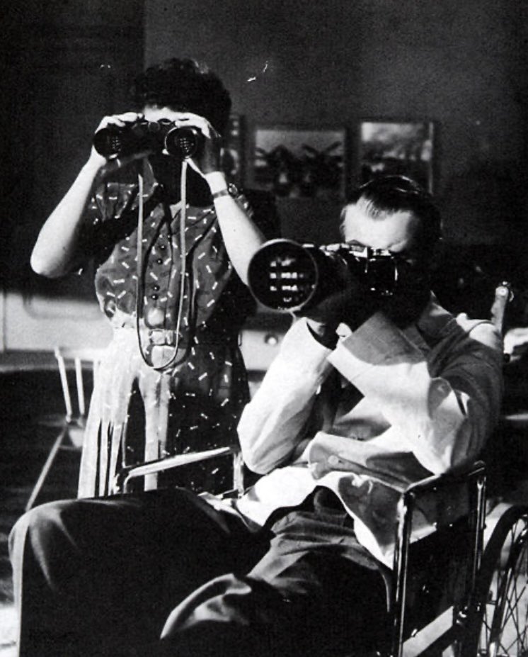 AntoninleBriand's tweet image. La vocation d’une contexture panoptique est un principe permettant à un voyeur d’épier toutes les personnes autour de lui, sans que celles-ci puissent être averties qu’elles sont observées.
#Cinema #7art #Perversité 
#Hitchcock