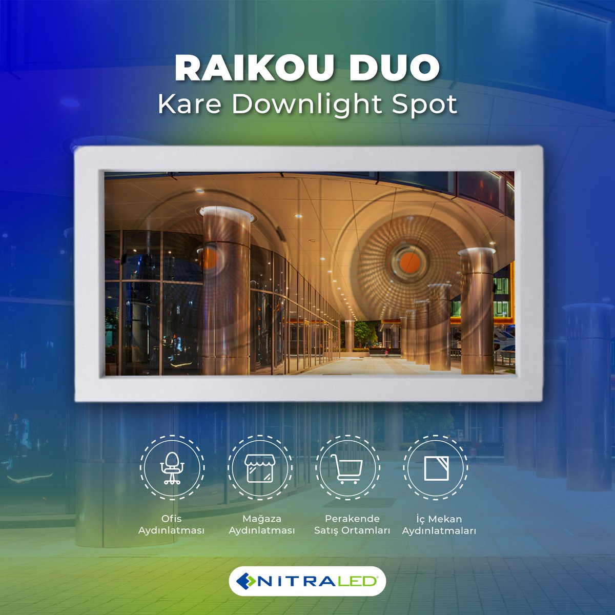 LedNitra's tweet image. IP44 koruma sınıflı ve 5 yıl garantili Elektrostatik Toz Boyalı Alüminyum Enjeksiyon gövdeye sahip Raikou LED Işıkları ile iç mekan aydınlatmalarında, ofis ve mağaza aydınlatmalarında uzun süre verim elde edin ✨

#nitraled #ledlights #ledaydınlatma #enerjitasarrufu #enerji