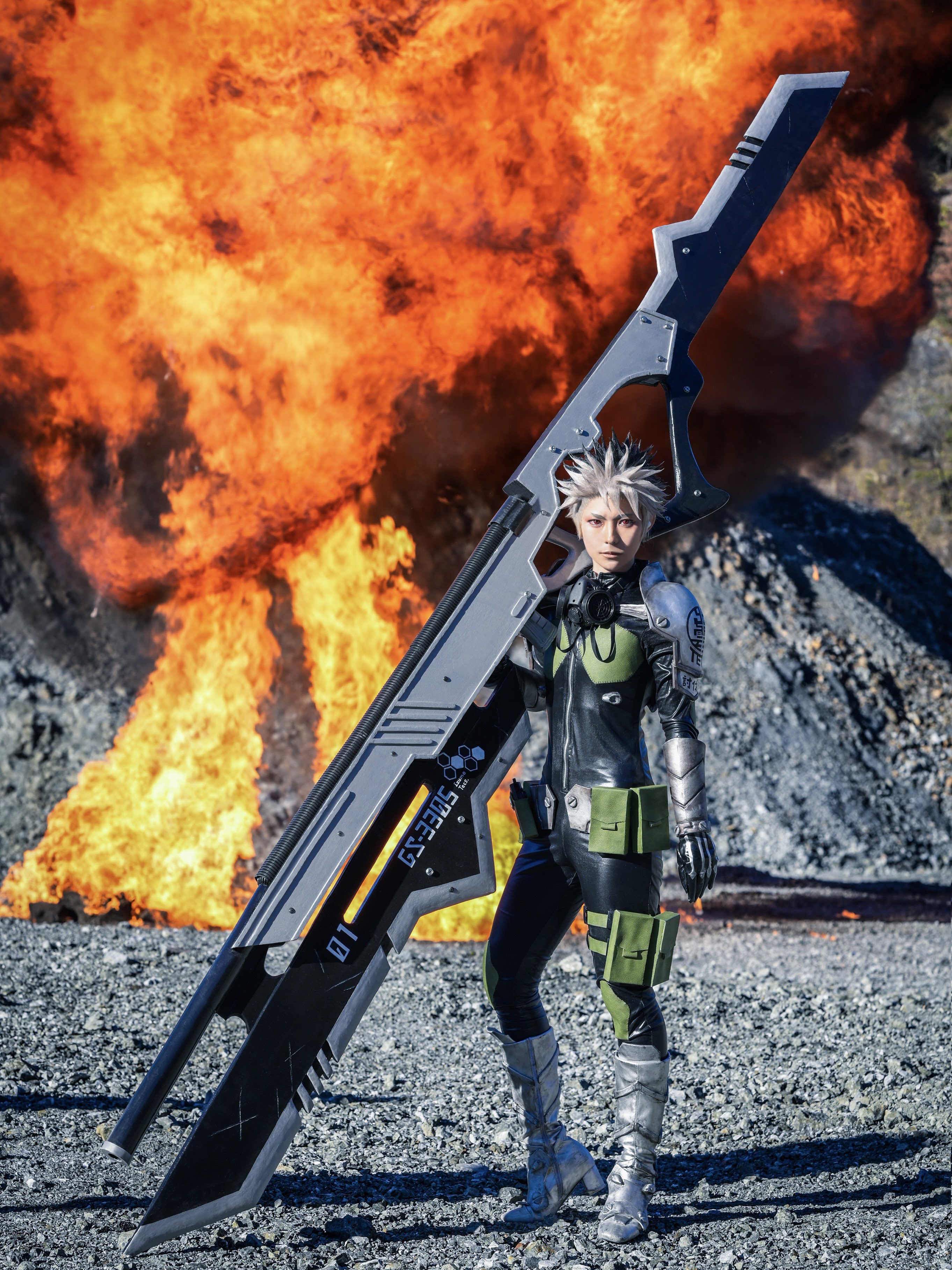 怪獣８号　鳴海弦コスプレ武器　銃剣 GS-3305 ☆ コスプレ用武器・小道具 怪獣8号 鳴海弦の銃剣 GS-3305☆