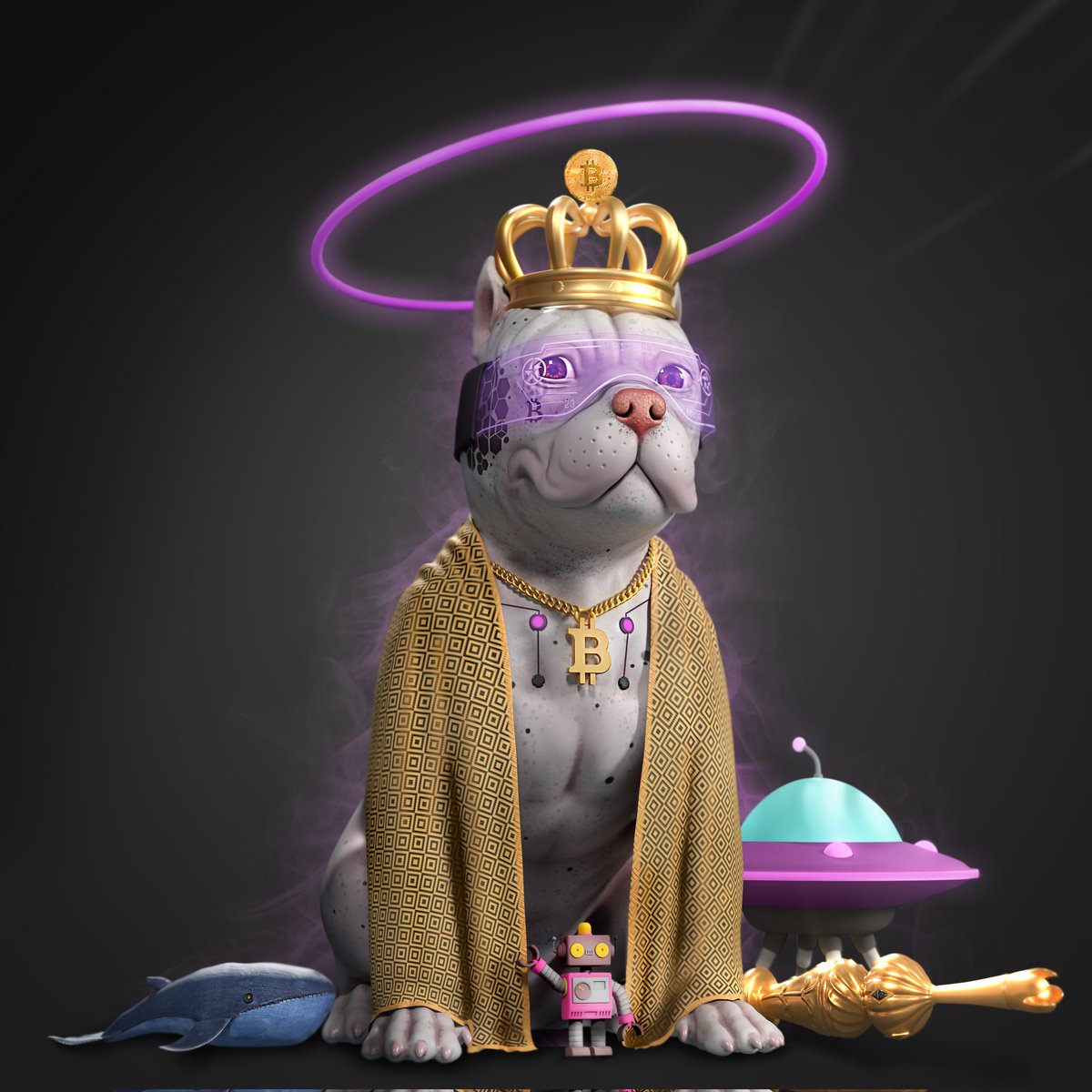 Good Morning 🐕 

🎁  new  "puppy" dropped and has new owner 
1/1 
#pitbullfamily 

Have amazing week 💛