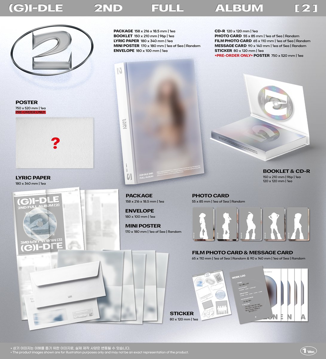 official_i_dle's tweet image. [공지] (여자)아이들 2nd Full Album [2] 예약 판매 안내

✔ 판매 기간 : 2024.01.08. (MON) 4PM ~
✔ 예약처 : CUBEE를 비롯한 온라인 음반 사이트

#여자아이들 #GIDLE
#Two