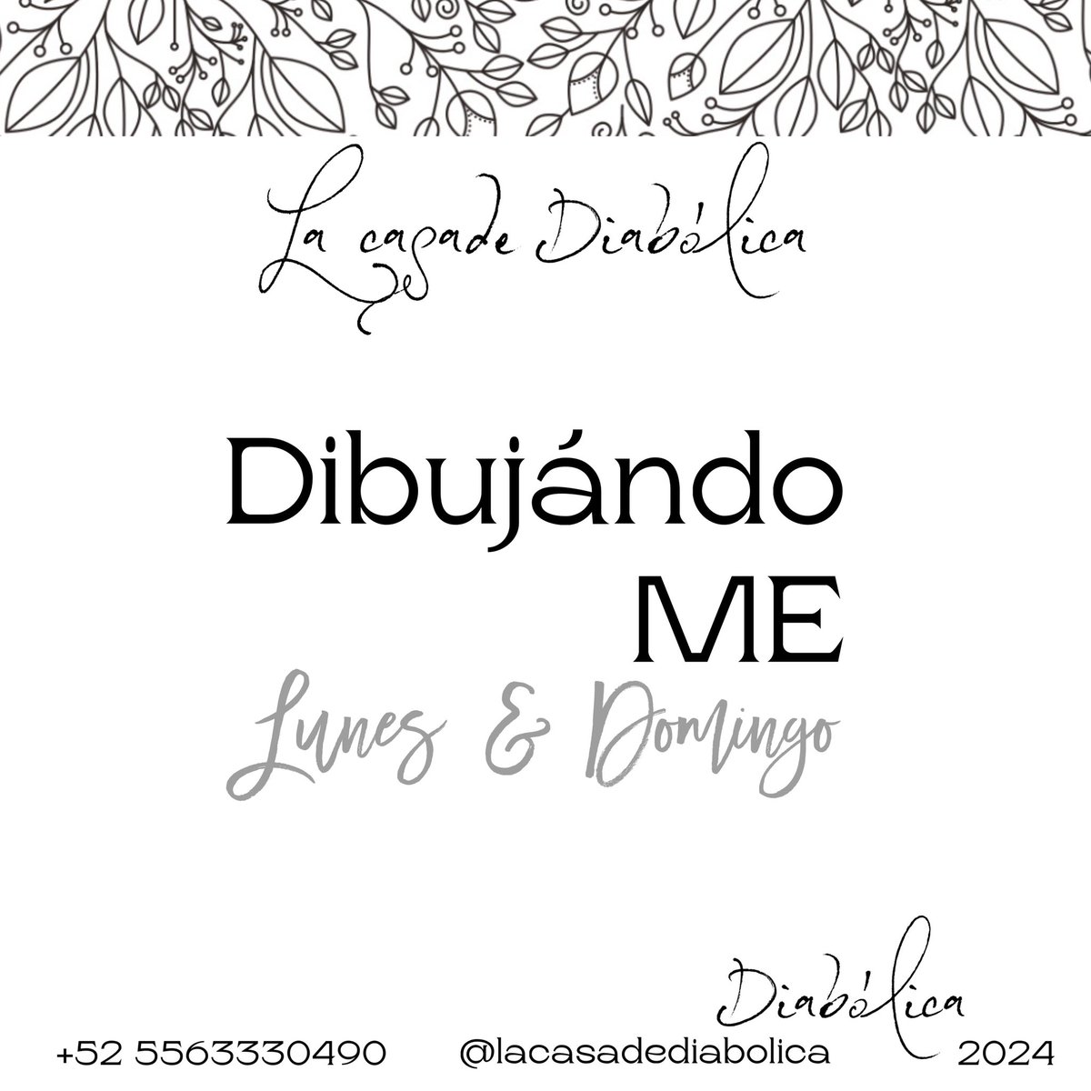 Bienvenidos a 
La Casa de Diabólica <a href="/diana_r0bles/">Diabólica 🖤</a> ♥️✨

Comunidades y vínculos a través del arte … 

Temas de interés 2024 
📌 Nudismo 
📌 Fotografía 
📌 Shibari 

Desarrollamos actividades de autodescubrimiento y apoyo personal. 

Original : Diabólica <a href="/diana_r0bles/">Diabólica 🖤</a>