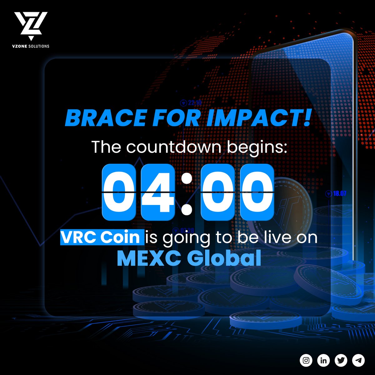 Blocklabtech's tweet photo. The Countdown Begins! #VRC Coin goes live on MEXC Global in just 4 hours! Be Ready to trade!
MAXC 👉: https://t.co/STo2reH3Q7
#win #VRC #VRCCoin #vrcworld #blockchain #MEXCGlobal #Vzoneworld #VRCListing #vzonesolutions #mexcgloballisting #virtualcoin #USDT https://t.co/pxocvBNPgd