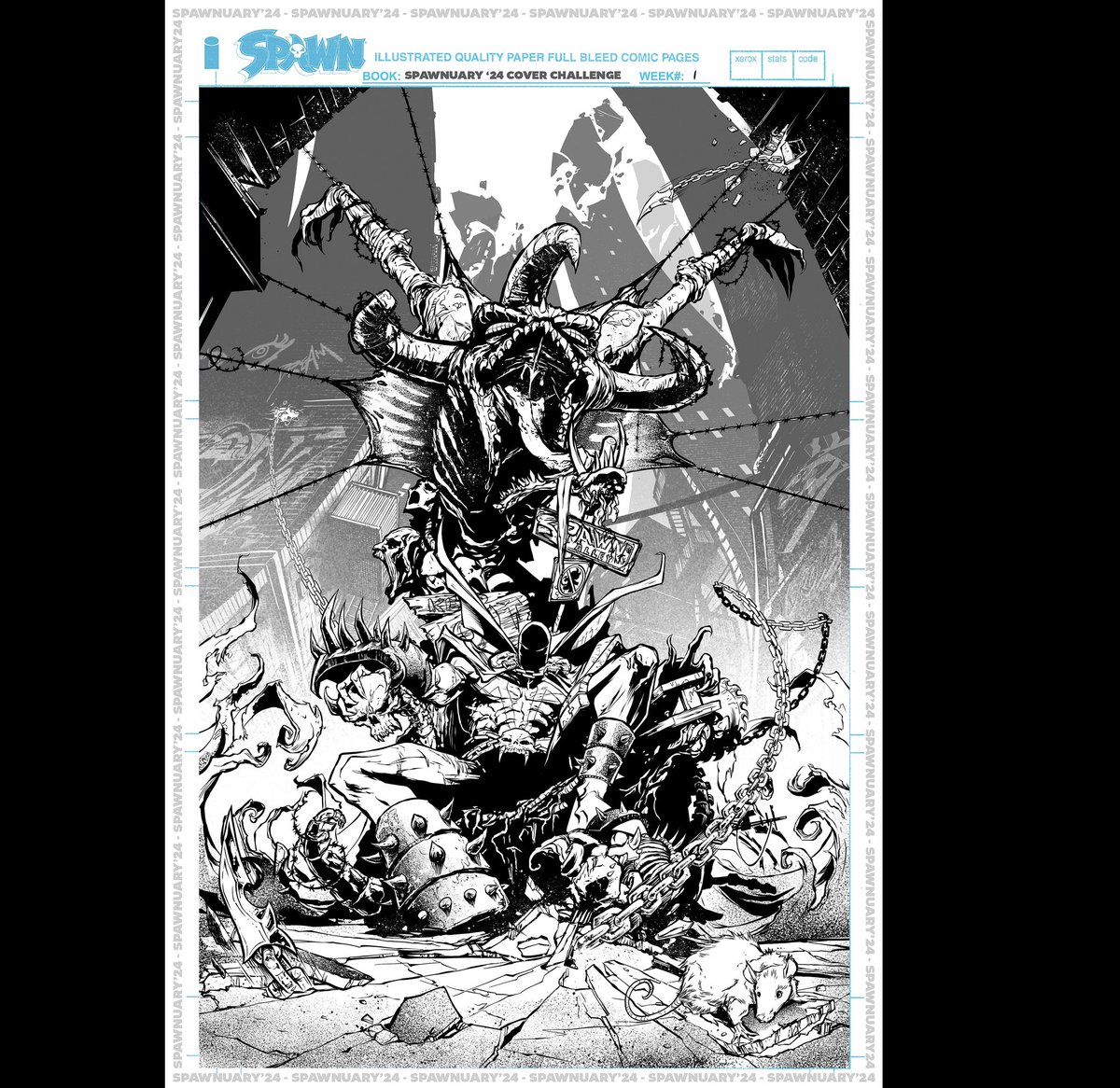 RenaeDeLiz's tweet photo. My entry for the SPAWNUARY challenge! :)
Pencils: Me
Inks @Raydillon
#Spawnuary #spawnchallenge #Comics #art #spawn #todmcfarlance #funashell #renaedeliz https://t.co/tVLfmxjGLj