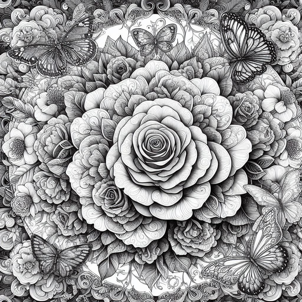 SA79079's tweet image. Floral Coloring Page.

#floralartwork #coloringbookpage #coloring #Rose #colouring #coloringpage #design #art #arte #butterflies #flower