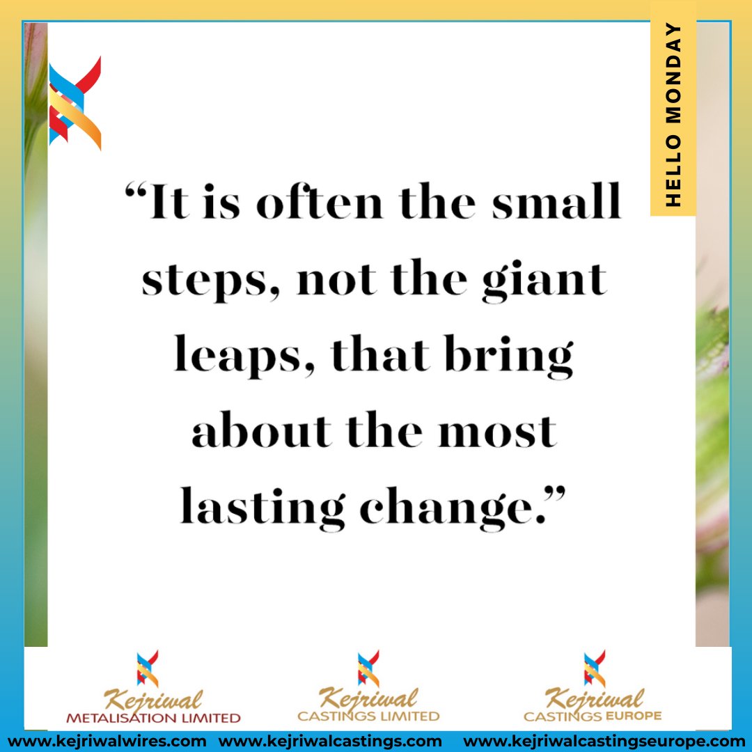 Remember, it's the consistent small steps, not just the grand gestures, that lead to lasting change. Celebrate every little victory and watch as they build the foundation for bigger successes. Keep pushing forward, one step at a time! #OfficeMotivation #SmallStepsBigWins