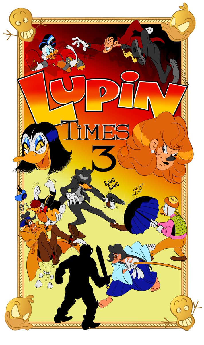 when the lost journals of phantomallard reveal that the world's richest man's first dime, is the key to the loot of his greatest caper, Scrooge has to face purloining threaths from Italy, France and Japan, all at once!
#scroogemcduck #lupinthethird #paperinik