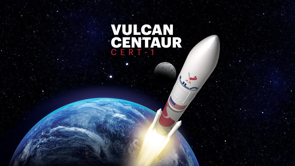 ulalaunch's tweet photo. LIFTOFF of United Launch Alliance's inaugural #VulcanRocket, America's new rocket that will unlock limitless possibilities in space. And the vehicle has cleared the tower! https://t.co/H77yGt1QeY