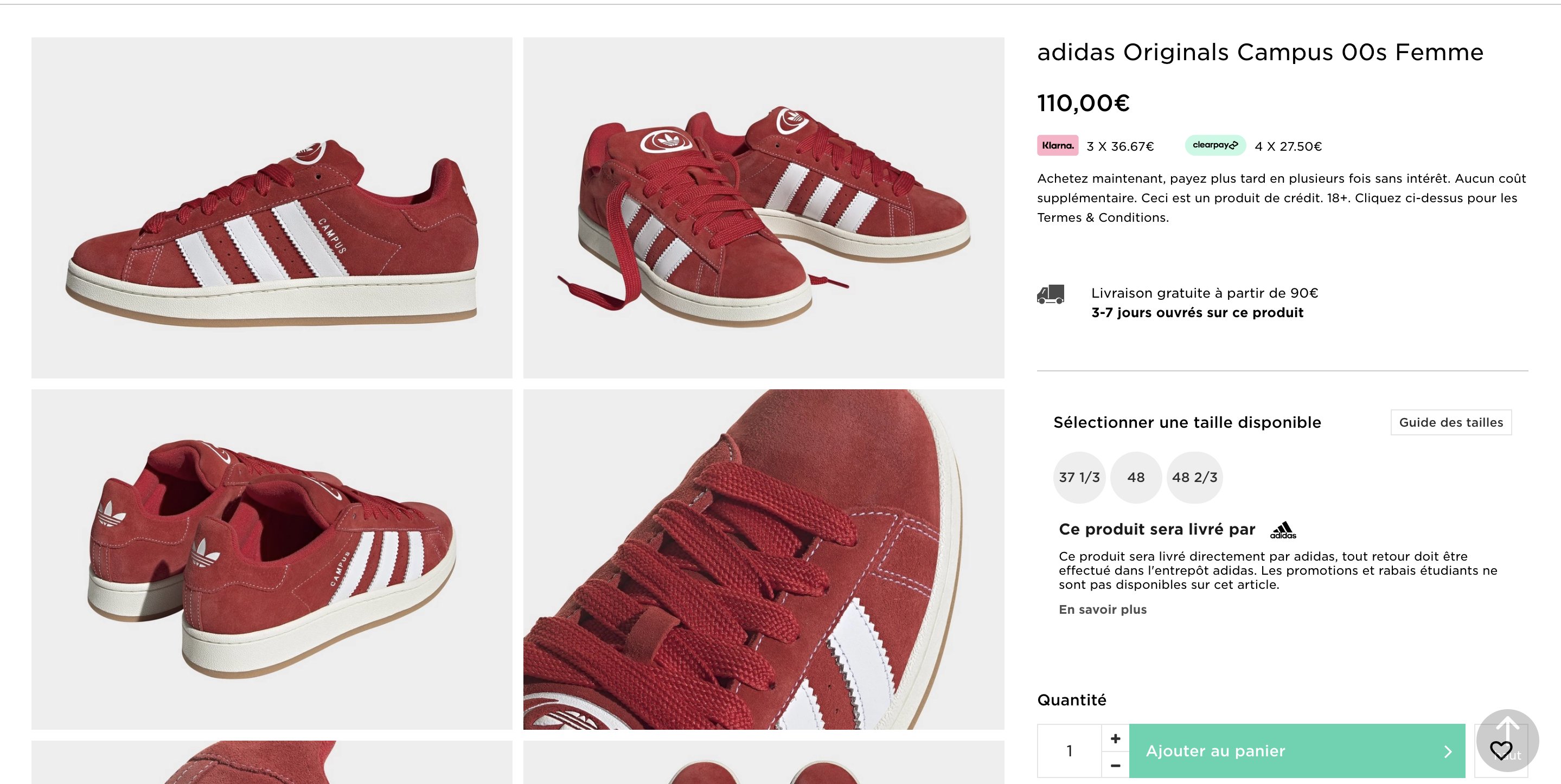 Entrepot adidas cheap