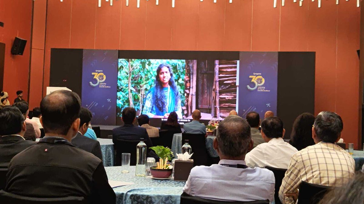 iphindia's tweet photo. 1/3:
We wish our CSR partner @SyngeneIntl a remarkable 30th anniversary! 
Recently, at their milestone celebration, a film about one of our tribal health initiatives, “First Mile” supported through CSR by @Biocon_FDN was showcased - video 👉https://t.co/iqkgVlvglb
#CSRPartnership https://t.co/Hw1UlP2blg