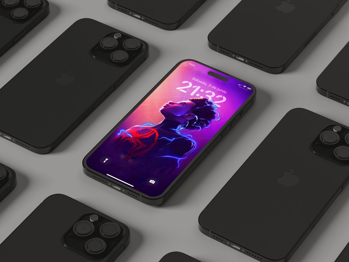 mizframa's tweet photo. Center attention for your content with this iphone 14 pro collection. Perfect for showcasing your creations making it stand out against the black contrasting phones. https://t.co/Ohs7I56PSg