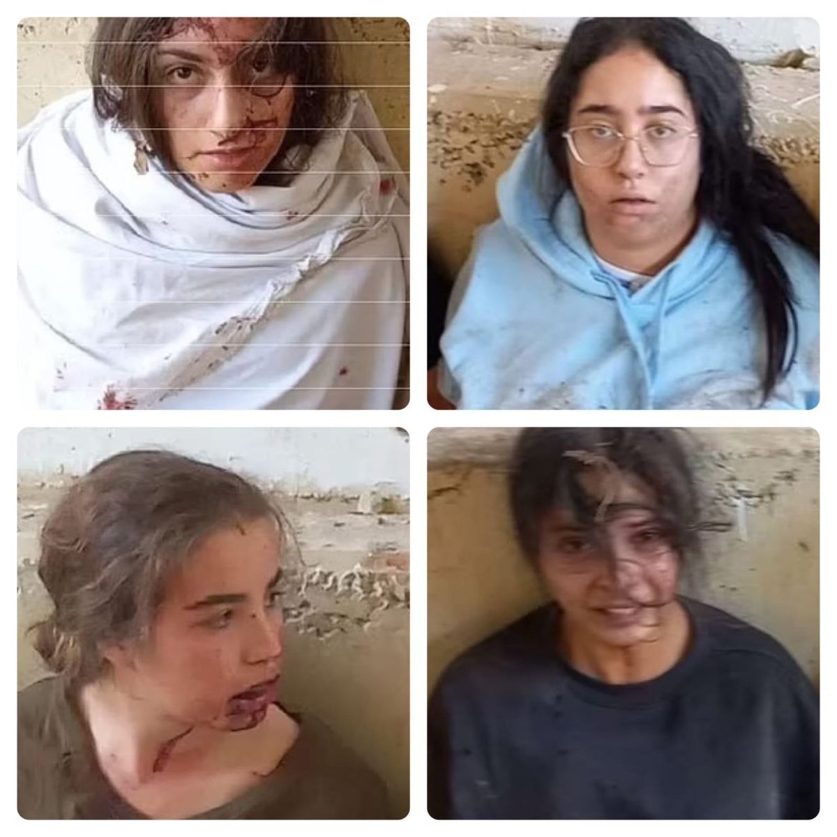 HamasAtrocities's tweet photo. Hamas released new pictures of 4 abducted young Israeli women.

Agam Berger, 19, Liri Elbag 18, Daniela Gilboa 19, Karina Ariev 19. 
They have been held captive for 3 months by the monsters of Hamas https://t.co/DomaBVi5vY