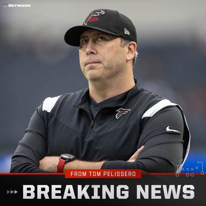 JnnKelly's tweet photo. @AtlantaFalcons The #Falcons fired coach Arthur Smith, per sources. https://t.co/eshdFQUMUl