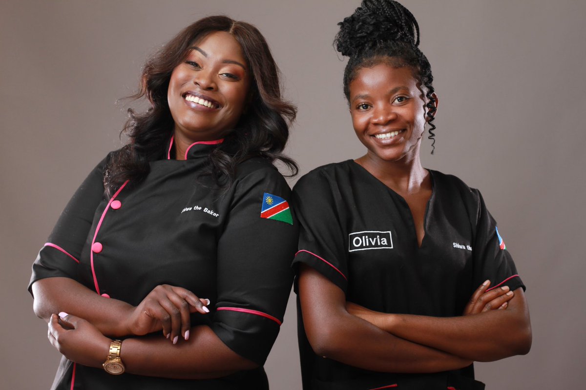 DREAM TEAM! 👩🏾‍🍳🇳🇦
For all things confectionery, we are ready to serve. 💪🏽
📞☎️0811461421 | 
✉️ cakes@shiwathebaker.com
for a quote. 🎂🧁