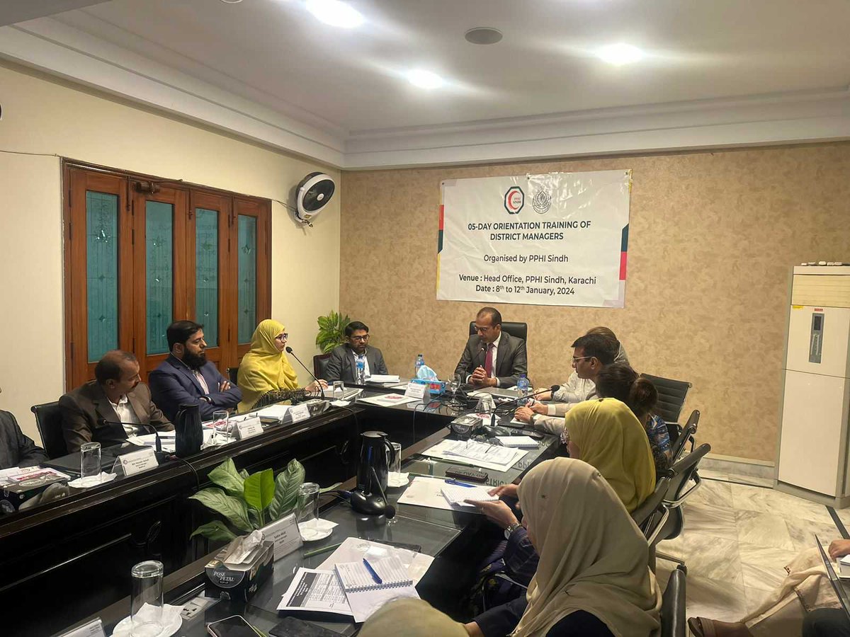 The 5-day Orientation for PPHI Sindh DMs &amp; HO Officers kicked off today. Day 1 began with a recitation, followed by participant introductions. Mr. Riaz Hussain Rahoojo, COO, welcomed the attendees, providing an overview of PPHI Sindh.  #professionaldevelopment #teambuilding