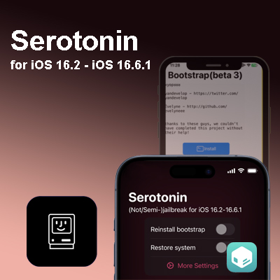 Zeonofficial23's tweet image. Serotonin, a not/semi-jailbreak Springboard tweak toolbox

Compatible with with iOS 16.2 to iOS 16.6.1

🚀 Tweak injection
🚀 Customize Home Screen, Lock Screen, Control Center

Read more - zeon-app.com/serotonin/

#Serotonin #iOS162 #iOS1661 #nojailbreak
